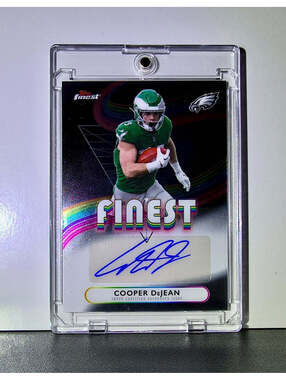 Cooper DeJean 2025 NFL Topps Finest Autograph #FA-CDJ Card Philadelphia Eagles